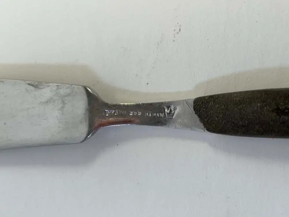 Vintage‎ Stainless Japan Mid-Century Modern Butter Spreaders, Set of 2